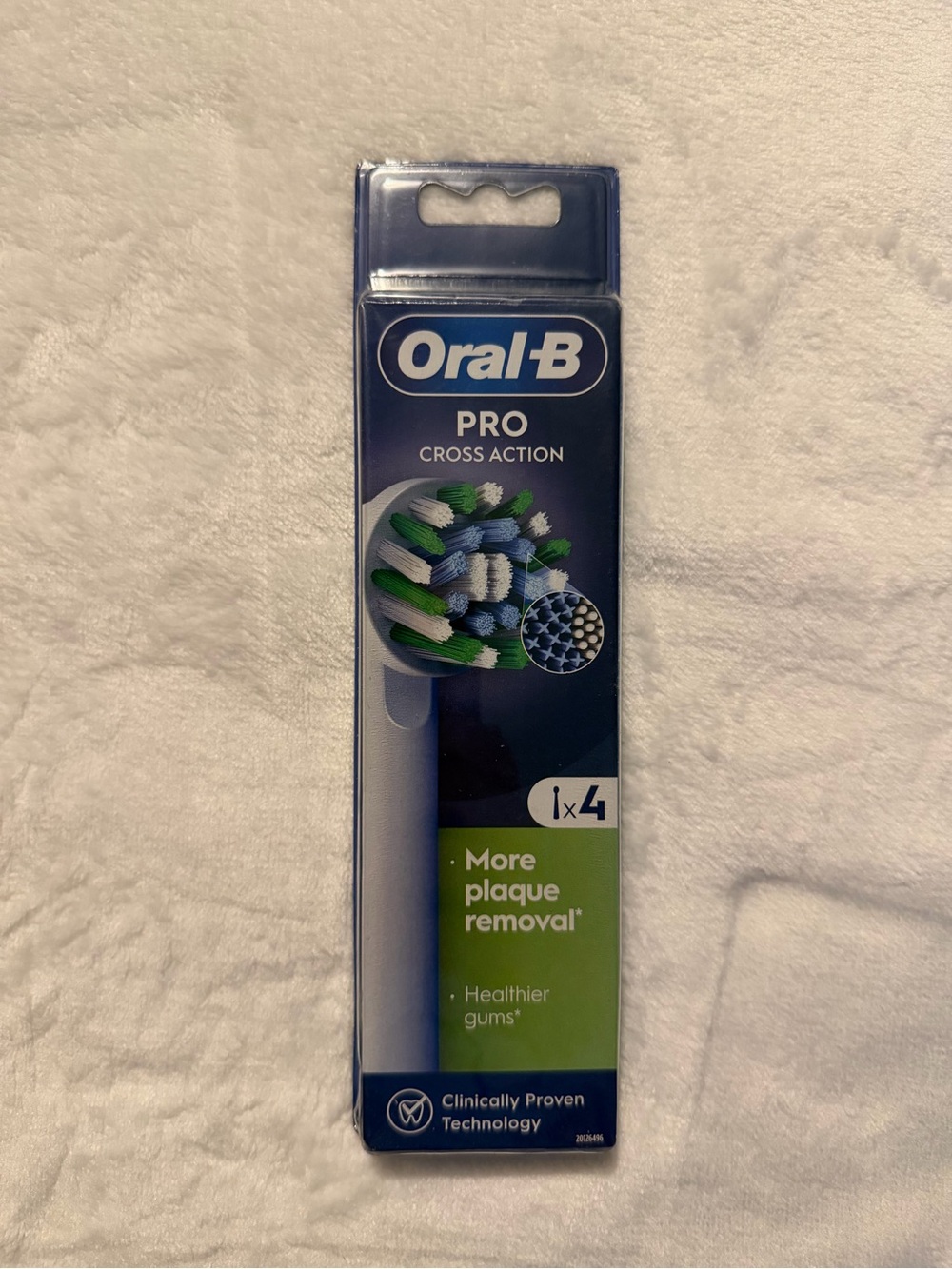 Oral B Cross Action Electric Toothbrush Replacement Brush Heads Refill, 4Count